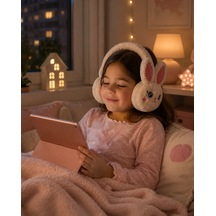 Bluetooth 5.3 Peluş Kulaklık Tf Kart Destekli Şarjlı Kulaküstü Model 00