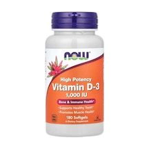 Now Vitamin D3 180 Kapsül