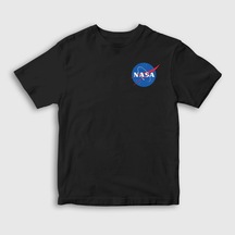 Presmono Unisex Çocuk Logo Nasa Space Uzay T-Shirt