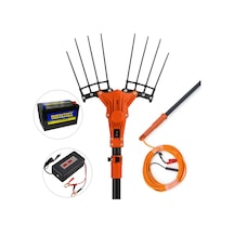 Hfs 12v Akülü Zeytin Hasat Makinesi Seti - 105 Ah Akü + Şarj Aleti