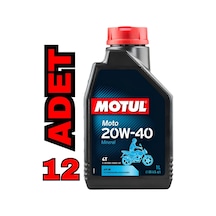 Moto 20w40 1 Litre 12 Adet