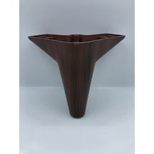 Karakoçaksesuar Plastik, 12x12x12 Cm Zirve,Ceviz Koltuk,Baza,Mobilya Ayağı (4Adt)