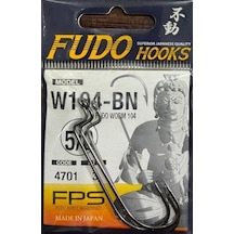 Fudo Hooks W104-Bn Iğnesi-4701-Seris Siyahi