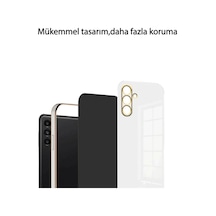 Samsung Galaxy Uyumlu - A36 Kılıf Volet Silikon - Siyah