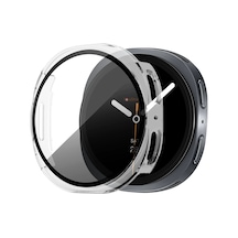 Novstrap Samsung Galaxy Watch 9 40mm İle Uyumlu Kılıf Sert Pc Kasa Ve Cam Ekran Koruyucu 360 Tam Koruma