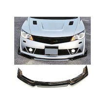 Mitsubishi Carisma 1995-2003 Gri Şeritli Renkli Ön Ek Ön Lip Piona Black 4 Prç