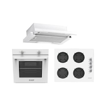 Exep Mio EF-200 - EO-320 - E4E Beyaz Ankastre Set