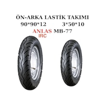 Anlaş/ırc Anlas Irc Set Mondial Fury 110 90/90-12 Ve 3.50-10 Mb77 Ön Arka Set