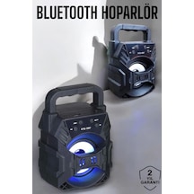 Taşınabilir Bluetooth Hoparlör Led Işıklı Uzun Pil Ömrü Çok Renkli