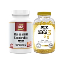 Glucosamine Chondroitin Msm Boswellia Glukozamin 120 Tablet & Flx Omega 3-6-9 90 Tablet