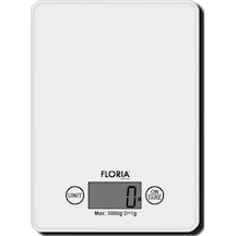 Zln1685 Dijital Mutfak Tartısı Hassas Ölçüm Lcd Ekran 5 Kg Kapasiteli Beyaz