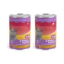 Kuzu Etli Ve Havuçlu Yetişkin Kedi Pate 395 Gr 2'li Paket 100 G