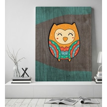 Bk Home Baykuş Tasarımlı Kanvas Tablo 50X70Cm-4