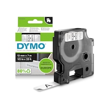 D1 Yedek Şerit, 12 Mm X 7 Mt, Beyaz/siyah 45013
