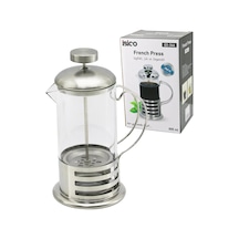 French Press Metal Kafes - Metal Kapak 800ml Cam Bitki Süzgeçi 4915 Çok renkli