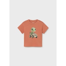 Mayoral Erkek Bebek Baskılı Tshirt Turuncu Turuncu