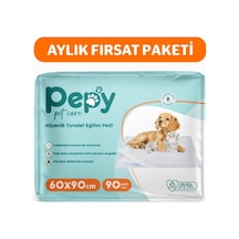 Pepy Pet Care Hijyenik Tuvalet Eğitim Pedi, 60x90 Cm, 90 Adet 3x30'lu