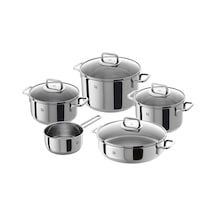 Zwilling Quadro 5 Parçalı Set Pişirme Kabı, Gümüş, 58 X 35 X 30 Diğer