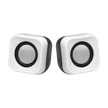 Frisby  Fs-2126U-W 1+1 Usb Siyah/Beyaz 12W  Hoparlör