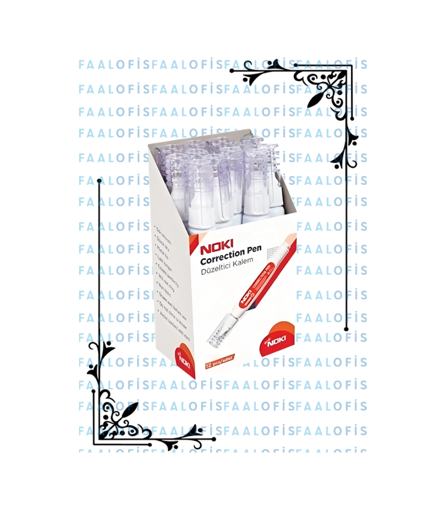 Kalem Tipi Sıvı Silici Daksil 8ml 10 Adet 1 Paket Beyaz