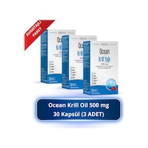 Ocean Krill Oil 500 Mg 30 Kapsül 3 Adet