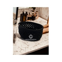 Jüt Ekmeklik Sepet Organizer Mutfak Sepeti Meyve Sepeti Siyah Siyah