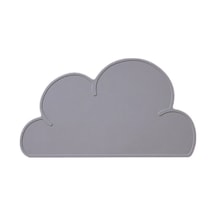 Sones Çocuk Bulutu Silikon Yer Matı Su Geçirmez Çevre Koruma Öğrenci Masa Matı, Renk: Koyu Gri