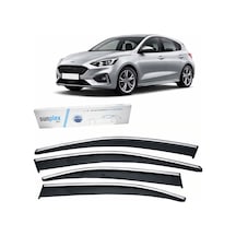 Sunplex Ford Focus 3/4 2011-2017 Hb/sd Krom Cam Rüzgarlığı 4 Parça