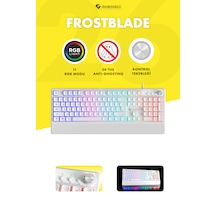 Gameagle Frost Blade Mekanik Hisli Bilek Destekli Rgb Aydınlatmalı Gaming Klavye Oyuncu Klavye