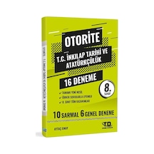 Tandem 8. Sınıf LGS Otorite İnkılap Tarihi 16 Deneme