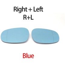 1 Çift Mavi-sol Ve Sağ Yan Ayna Cam Mavi Dikiz Dikiz Dış Geniş Bmw 1 Serisi E82 E88 Lcı 3 Serisi E90 E91 E92 E93 Lcı