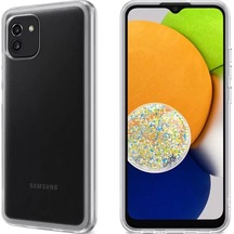 Samsung Galaxy A03 Kılıf Lüx Şeffaf Silikon