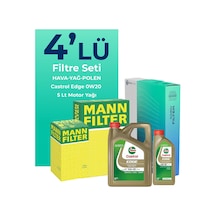 Mann Audi Q3 35 Tfsi Filtre Bakım Seti Castrol Motor Yağlı (2018-2023) 4 Lü
