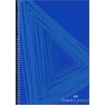 Faber Castell Pp Kapak Waves Spiralli Defter 80 Yp Çizgili 5075 000434-mavi