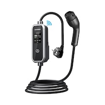 3.5kw Taşınabilir Elektrikli Araç Şarj Istasyonu -tak Ve Şarj Et- Wi-fi/bluetooth Smart 5 Metre Tip2 Kablolu Diğer