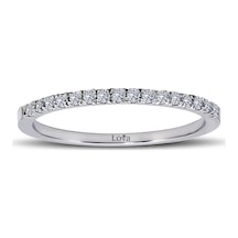 Lova 0,15 Karat Pırlanta Yarımtur Yüzük - 1030147