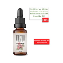 Masala Saf Kuşburnu Çekirdeği Yağı 20 ml. (Rosehip Oil)  Soğuk Pres