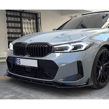 Bmw G20 Lci Ön Lip 3 Parça Ön Ek - Boyasız Mat Siyah - Bodykit Store