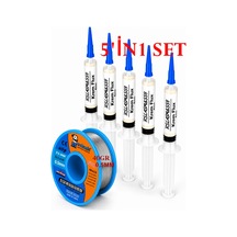 Rslasm8559 Krem Flux 5 Cc 5 Lü Set +mech 40 G 0,5 Mm Lehim Teli Elektronik Lehimleme Seti Tk51