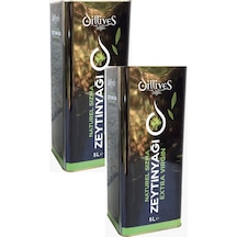 Oillives Soğuk Sıkım Naturel Sızma Zeytinyağı 5 Lt X 2 Teneke
