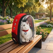 Vg Premium Astronot Kedi Taşıma Çantası Şeffaf Evcil Hayvan Taşıma Çantası Kedi Ve Küçük Irk Köpek
