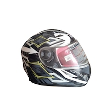 Shiro SH3700 Helmet Full Face Motosiklet Kaskı Beyaz Siyah