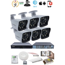 6'lı Güvenlik Kamerası Seti - 5mp Sony Seculens Kdj-6s-8w-kk-p