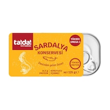 Tada Sardalya Konservesi 125 G - 8 Adet Tarı