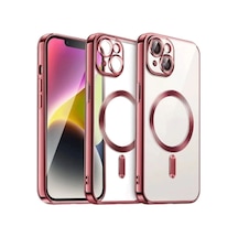 Apple İphone 15 Kılıf Kross Magneticsafe Kapak - Kırmızı Çok Renkli