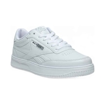 Best Of 2014-26 Cilt Deri Anatomik Bağcıklı Erkek Sneaker Beyaz