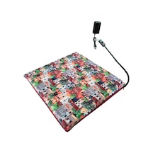 Kedi Minderi Isıtmalı Model 45x45cm 12v Adaptörlü Su Geçirmez Kdtes22