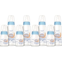 Bebsi Cam Biberon Seti Mavi 250ml+125ml 4 Lü Set