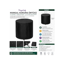 Yuvarlak Mangal Koruma Örtüsü 60x80 Cm Su Geçirmez Barbekü Koruyucu Kılıf Dış Mekan Örtüsü Diğer