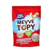 Trio Move Meyve Topy Hindistan Ceviz Kaplamalı Yer Fıstığı Ezmesi Dolgulu Meyve Topları 96 Gr 12'li 95 G